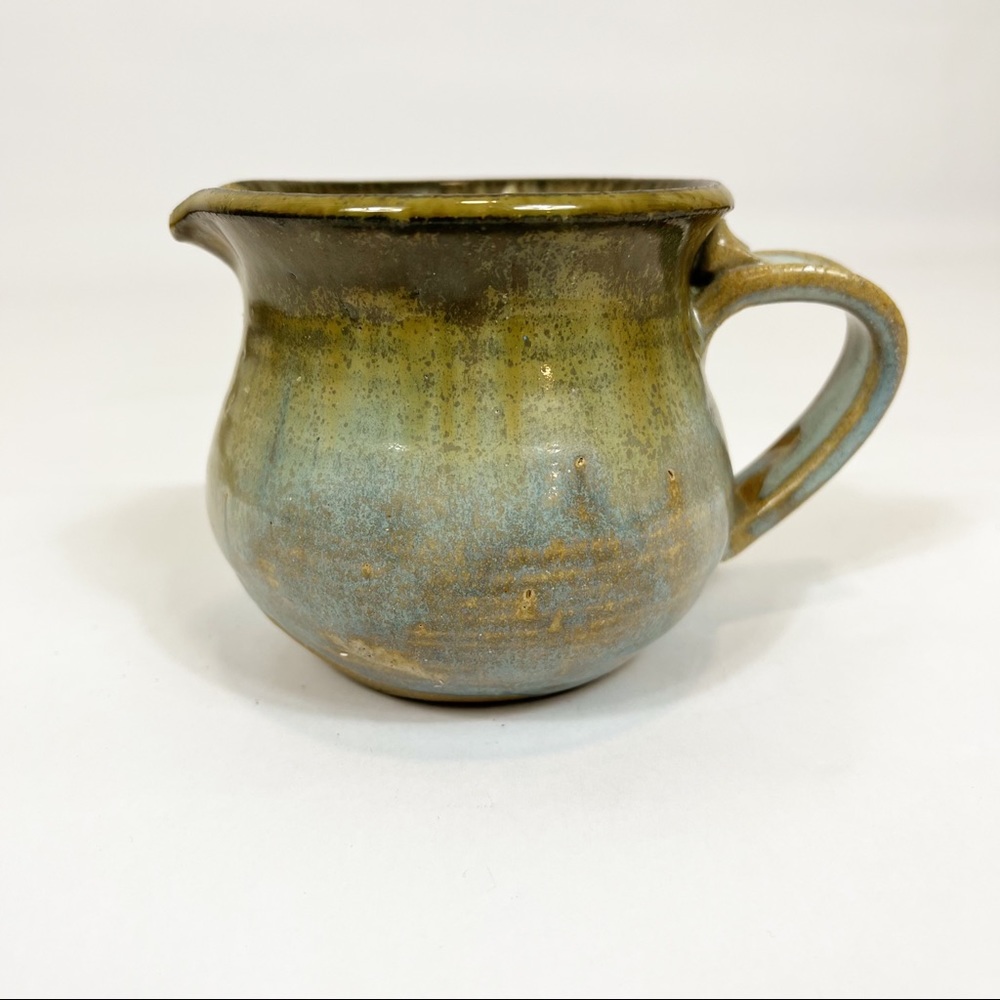 Vintage Dakota Stoneware 1977 Handmade Creamer Pitcher Glazed